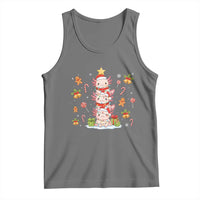 Funny Christmas Kawaii Axolotl Xmas Tree Tank Top - Wonder Print Shop