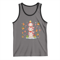 Funny Christmas Kawaii Axolotl Xmas Tree Tank Top - Wonder Print Shop