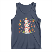 Funny Christmas Kawaii Axolotl Xmas Tree Tank Top - Wonder Print Shop