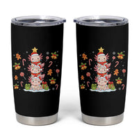 Funny Christmas Kawaii Axolotl Xmas Tree Tumbler Cup - Wonder Print Shop