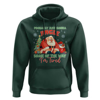 Probably Just Gonna Jingle Some Of The Way I'm Tired Hoodie Funny Christmas Santa - Wonder Print Shop
