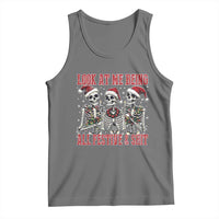 Look At Me Being All Festive And Shit Christmas Tank Top Funny Holiday Xmas Skeleton - Wonder Print Shop
