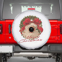 Merry Christmas Vintage Retro Santa Claus Coquette Spare Tire Cover - Wonder Print Shop