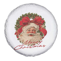 Merry Christmas Vintage Retro Santa Claus Coquette Spare Tire Cover - Wonder Print Shop