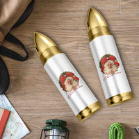 Merry Christmas Vintage Retro Santa Claus Coquette Bullet Tumbler - Wonder Print Shop