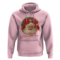 Merry Christmas Vintage Retro Santa Claus Coquette Hoodie - Wonder Print Shop