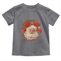 Merry Christmas Vintage Retro Santa Claus Coquette Toddler T Shirt - Wonder Print Shop