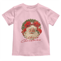 Merry Christmas Vintage Retro Santa Claus Coquette Toddler T Shirt - Wonder Print Shop