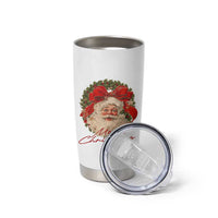 Merry Christmas Vintage Retro Santa Claus Coquette Tumbler Cup - Wonder Print Shop