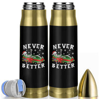 Funny Halloween Christmas Never Better Bullet Tumbler Xmas Skeleton Coffin - Wonder Print Shop