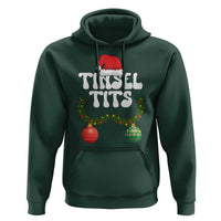 Christmas Tinsel Tits Hoodie Funny Xmas Couple Matching - Wonder Print Shop