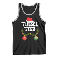 Christmas Tinsel Tits Tank Top Funny Xmas Couple Matching - Wonder Print Shop