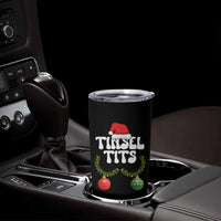 Christmas Tinsel Tits Tumbler Cup Funny Xmas Couple Matching - Wonder Print Shop