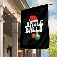 Christmas Jingle Balls Garden Flag Funny Xmas Couple Matching - Wonder Print Shop