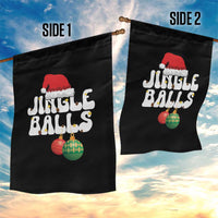Christmas Jingle Balls Garden Flag Funny Xmas Couple Matching - Wonder Print Shop