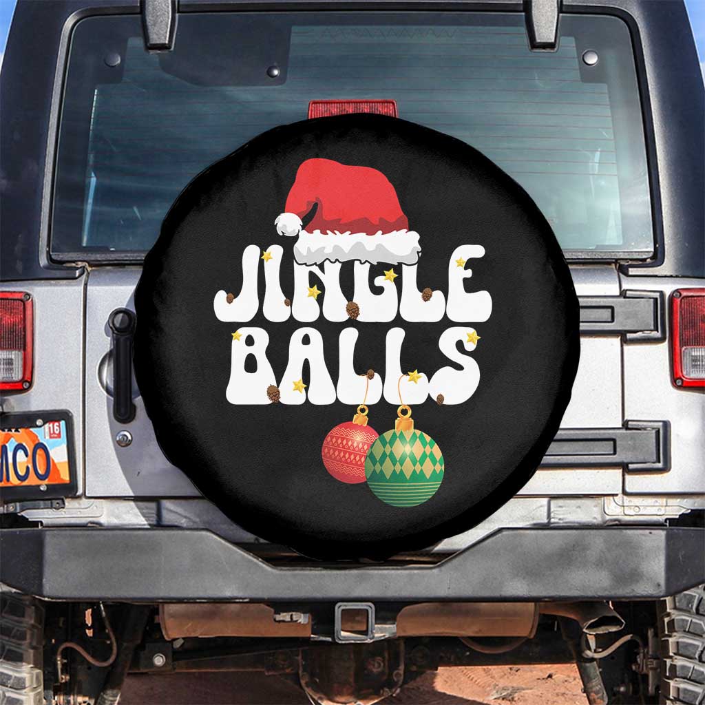 Christmas Jingle Balls Spare Tire Cover Funny Xmas Couple Matching - Wonder Print Shop