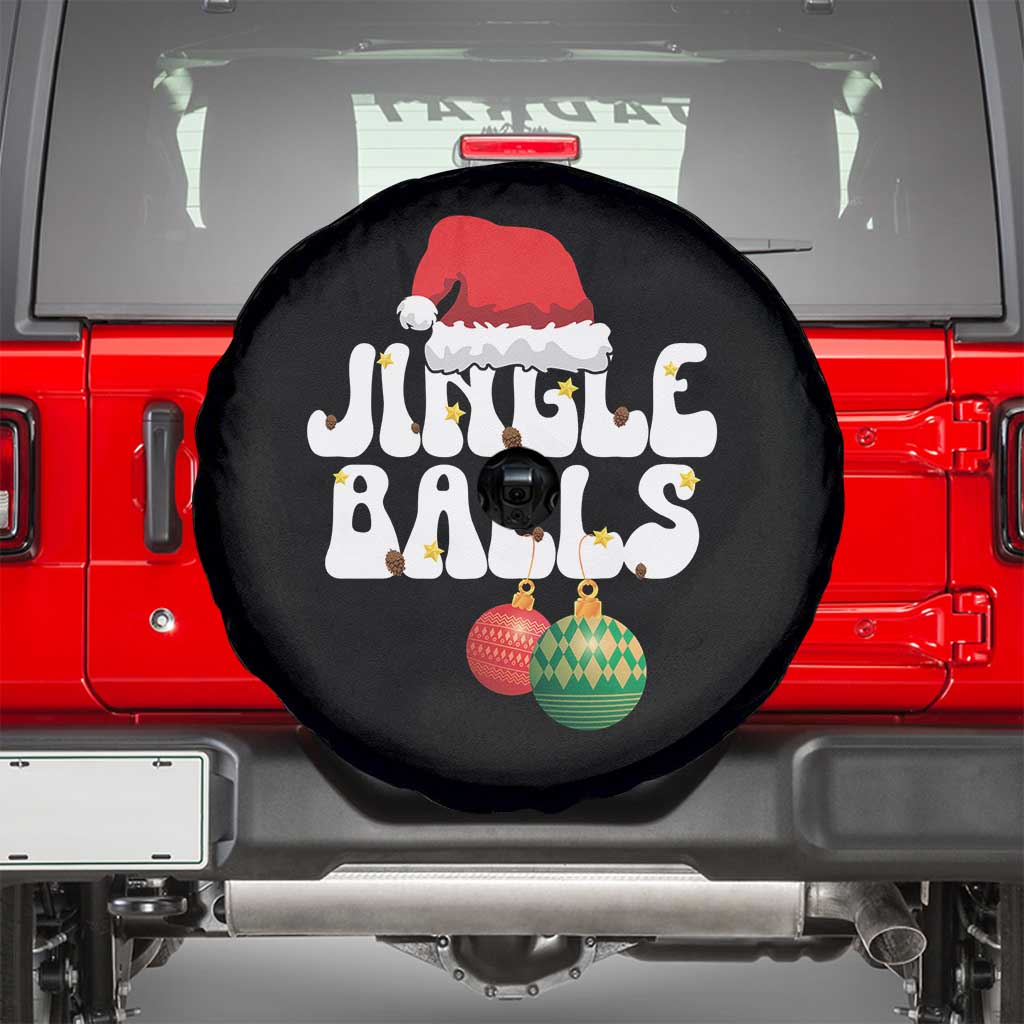Christmas Jingle Balls Spare Tire Cover Funny Xmas Couple Matching - Wonder Print Shop