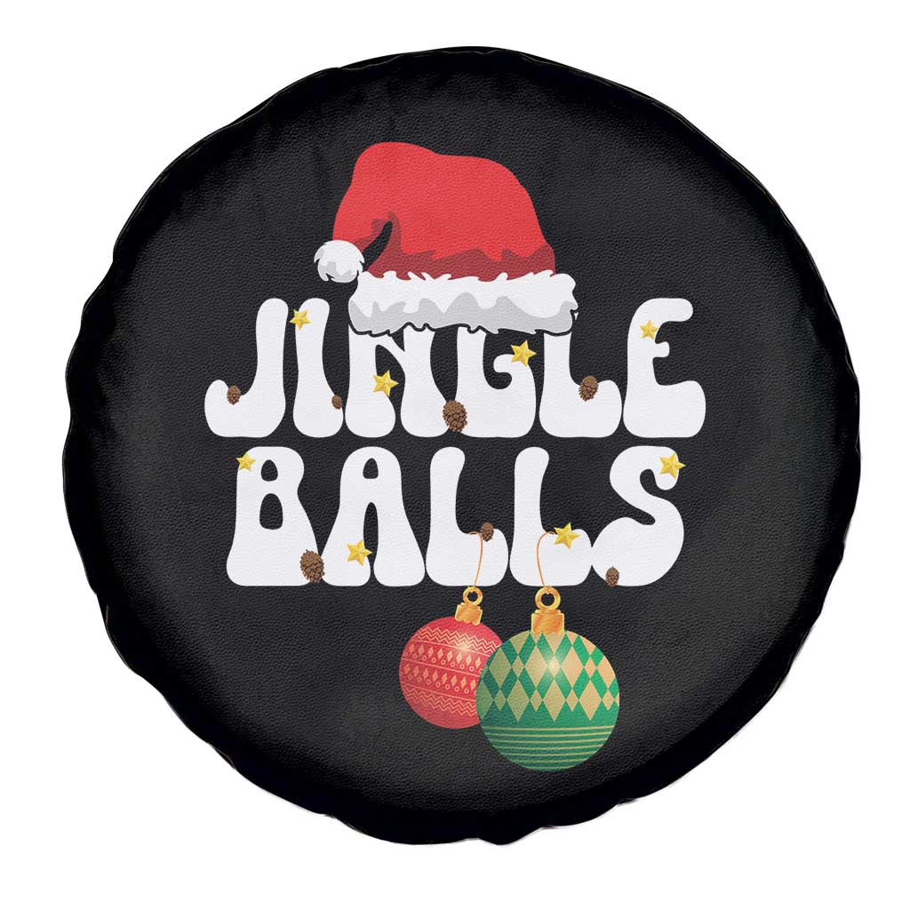 Christmas Jingle Balls Spare Tire Cover Funny Xmas Couple Matching - Wonder Print Shop