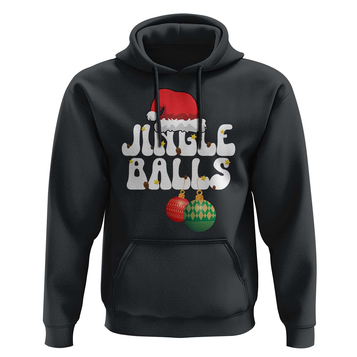 Christmas Jingle Balls Hoodie Funny Xmas Couple Matching - Wonder Print Shop