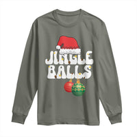 Christmas Jingle Balls Long Sleeve Shirt Funny Xmas Couple Matching - Wonder Print Shop