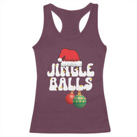 Christmas Jingle Balls Racerback Tank Top Funny Xmas Couple Matching - Wonder Print Shop