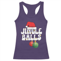 Christmas Jingle Balls Racerback Tank Top Funny Xmas Couple Matching - Wonder Print Shop