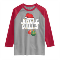 Christmas Jingle Balls Raglan Shirt Funny Xmas Couple Matching - Wonder Print Shop