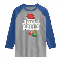 Christmas Jingle Balls Raglan Shirt Funny Xmas Couple Matching - Wonder Print Shop