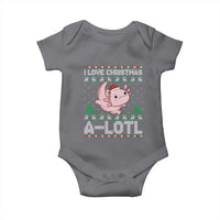 Funny Christmas Axolotl Baby Onesie I Love Christmas A Lotl Xmas Salamander - Wonder Print Shop