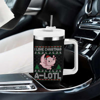 Funny Christmas Axolotl Tumbler With Handle I Love Christmas A Lotl Xmas Salamander - Wonder Print Shop