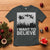 Funny Christmas Santa T Shirt I Want To Believe Sleigh With Reindeers - Wonder Print Shop