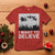 Funny Christmas Santa T Shirt I Want To Believe Sleigh With Reindeers - Wonder Print Shop