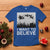 Funny Christmas Santa T Shirt I Want To Believe Sleigh With Reindeers - Wonder Print Shop