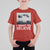 Funny Christmas Santa T Shirt For Kid I Want To Believe Sleigh With Reindeers - Wonder Print Shop
