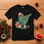Funny Santa Bigfoot Christmas Tree T Shirt - Wonder Print Shop