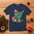 Funny Santa Bigfoot Christmas Tree T Shirt - Wonder Print Shop