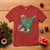 Funny Santa Bigfoot Christmas Tree T Shirt - Wonder Print Shop