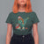 Funny Santa Bigfoot Christmas Tree T Shirt For Women - Wonder Print Shop