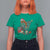 Funny Santa Bigfoot Christmas Tree T Shirt For Women - Wonder Print Shop