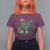 Funny Santa Bigfoot Christmas Tree T Shirt For Women - Wonder Print Shop