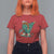 Funny Santa Bigfoot Christmas Tree T Shirt For Women - Wonder Print Shop