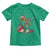Funny Santa Bigfoot Christmas Tree Toddler T Shirt