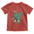 Funny Santa Bigfoot Christmas Tree Toddler T Shirt