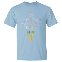Hanukkah T Shirt This Is My Pajamakah Shirt Chanukah Jewish Menorah - Wonder Print Shop