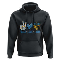 Hanukkah Hoodie Peace Love Light Chanukah Jewish David Star