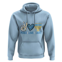 Hanukkah Hoodie Peace Love Light Chanukah Jewish David Star