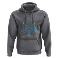 Happy Hanukkah Menorah Chanukah Jewish Holiday Hoodie