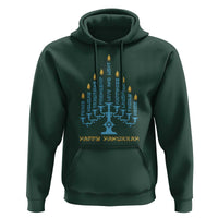 Happy Hanukkah Menorah Chanukah Jewish Holiday Hoodie