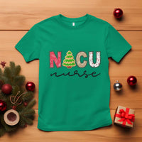 Funny NICU Labor Delivery Nurse Christmas Christmas Tree T Shirt - Wonder Print Shop