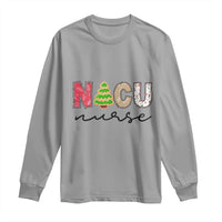 Funny NICU Labor Delivery Nurse Christmas Christmas Tree Long Sleeve Shirt